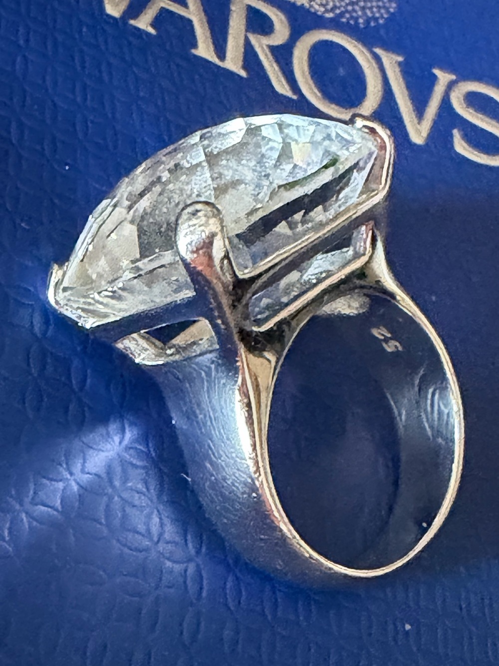 LARGE SWAROVSKI COCKTAIL RING - Picture 8 of 13
